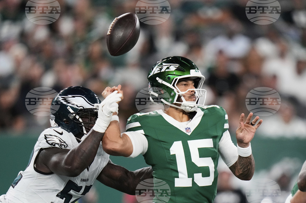 APTOPIX Eagles Jets Football