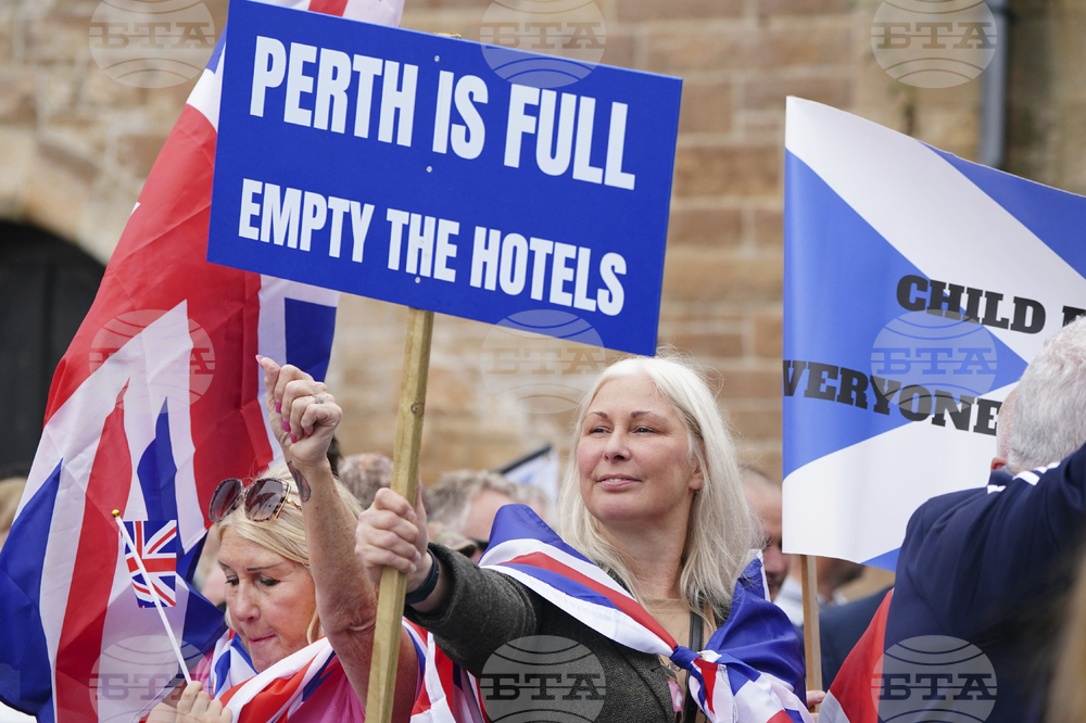 Britain Migration Protest