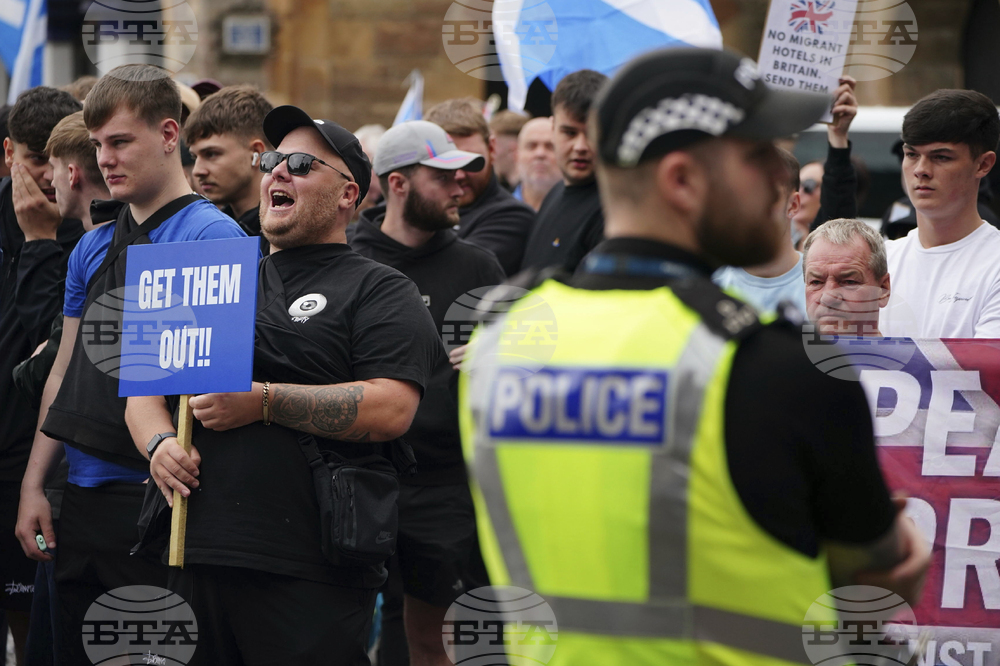 Britain Migration Protest