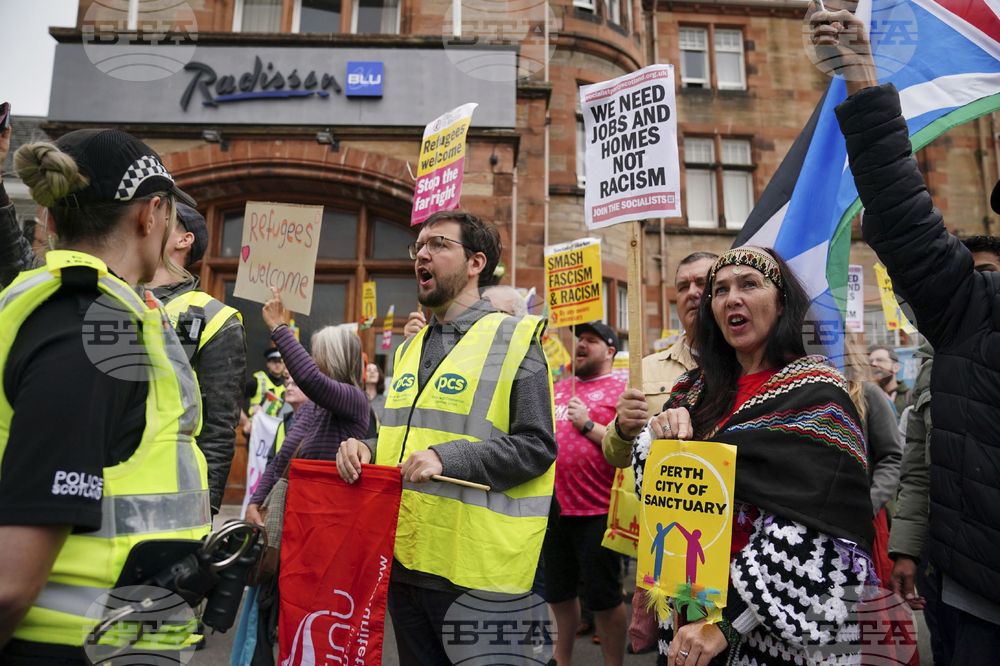 Britain Migration Protest