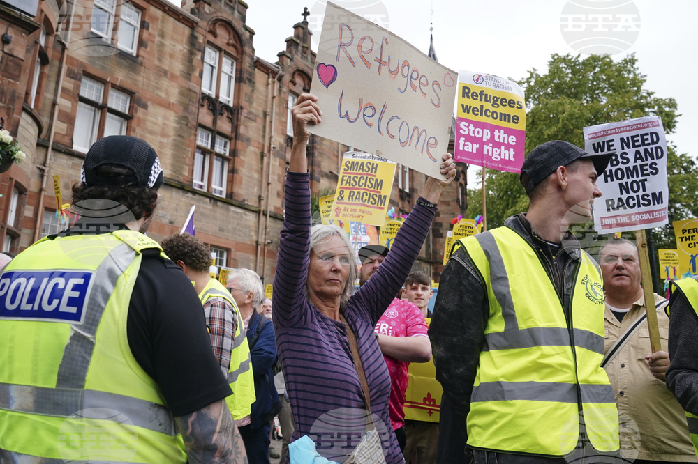 Britain Migration Protest