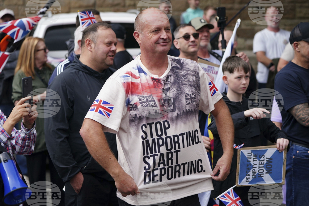 Britain Migration Protest
