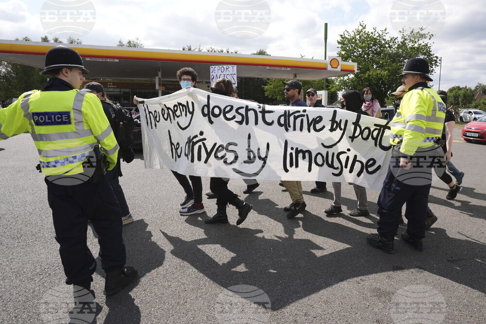 Britain Migration Protest