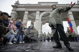 Russia Spasskaya Tower Military Festival