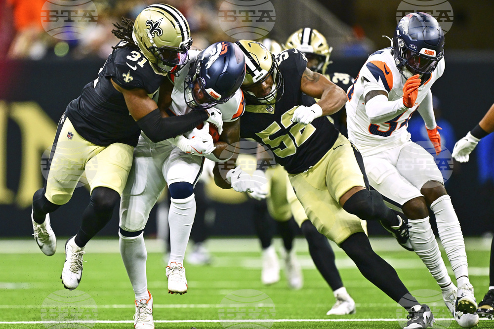 Broncos Saints Football