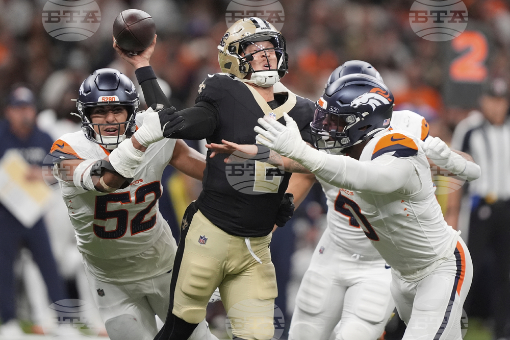 Broncos Saints Football