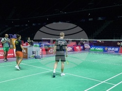 Франция - бадминтон - тренировка