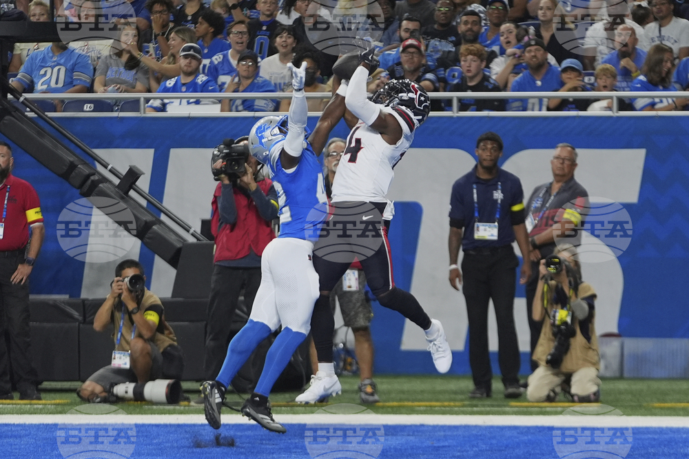 APTOPIX Texans Lions Football
