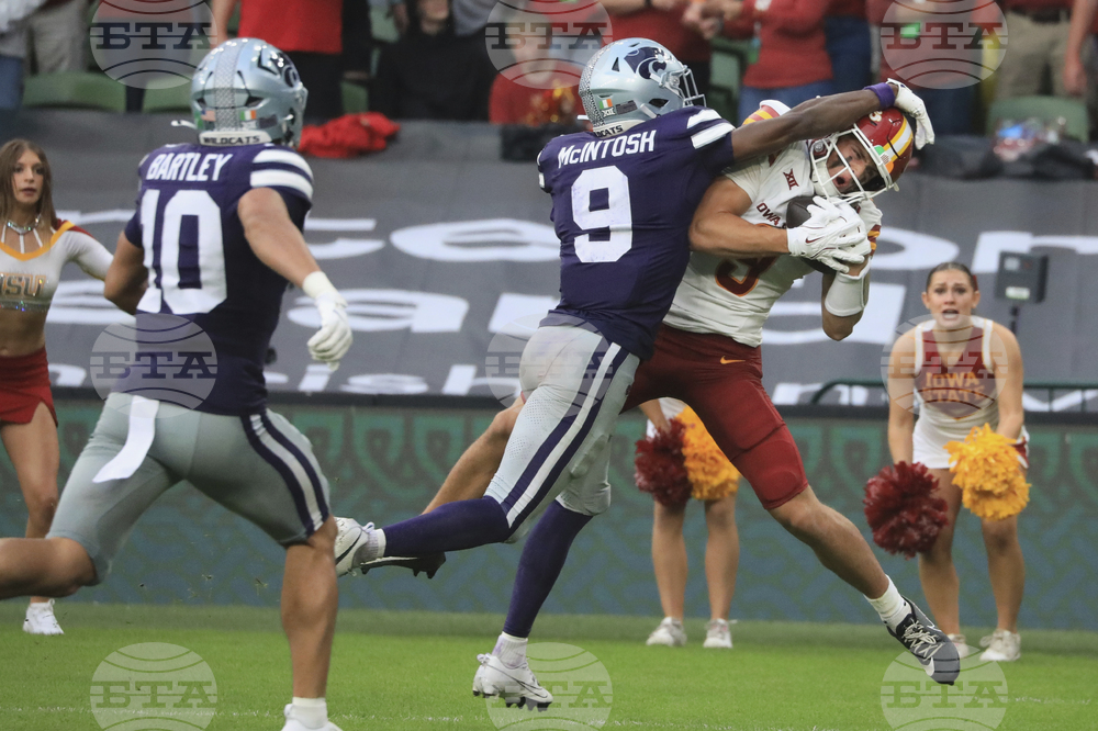 APTOPIX Ireland Kansas St Iowa St Football