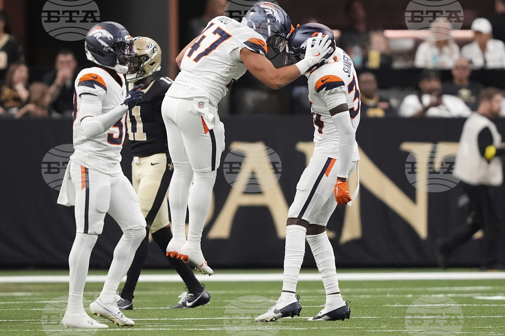 Broncos Saints Football