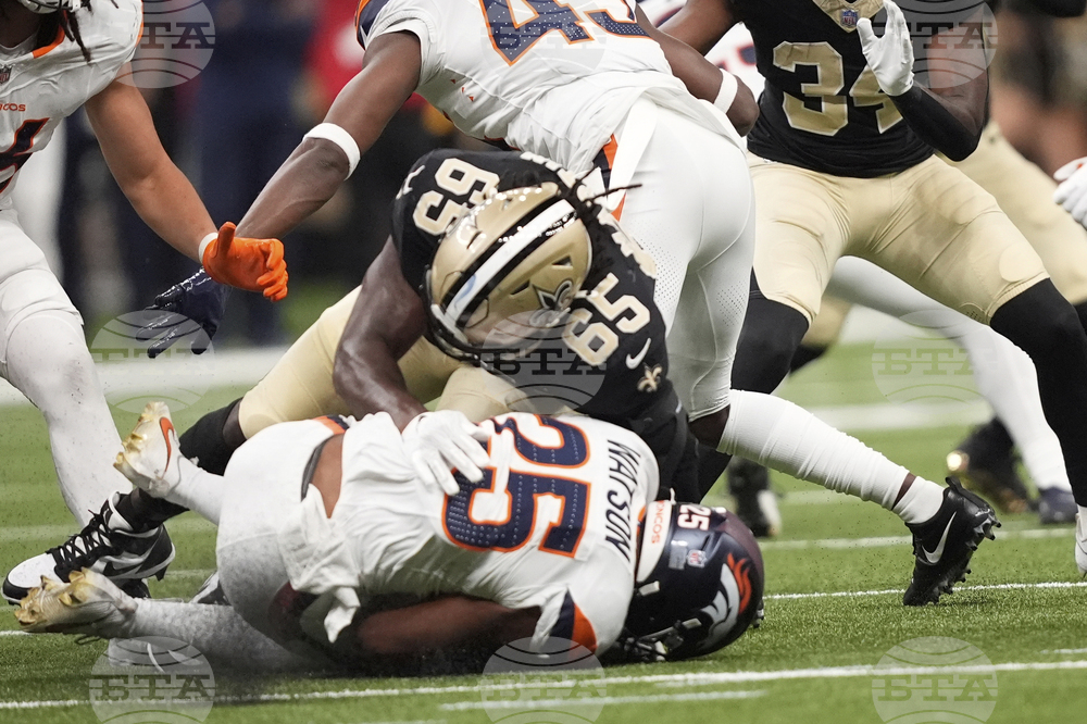 Broncos Saints Football