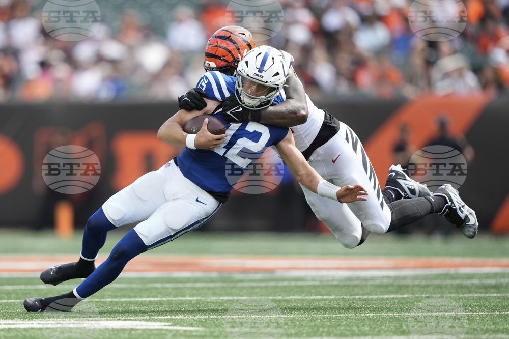 APTOPIX Colts Bengals Football