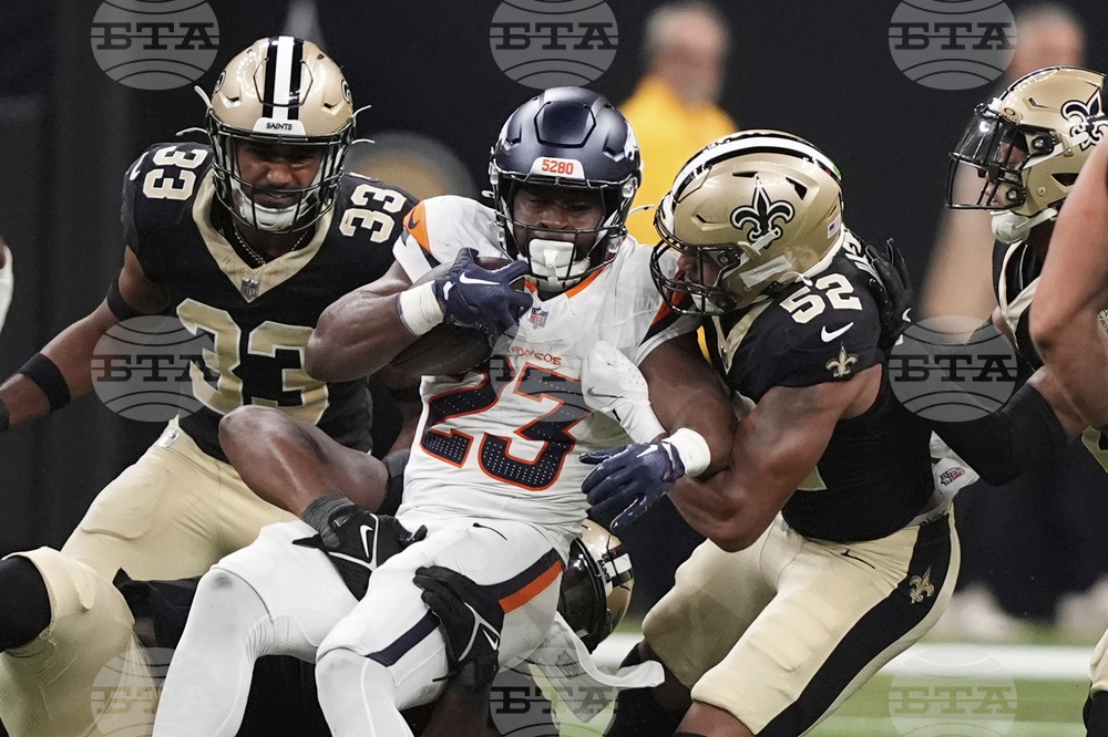 Broncos Saints Football