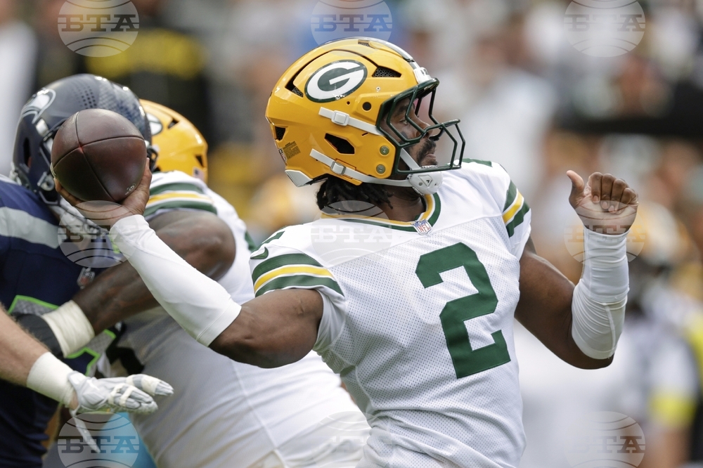 Seahawks Packers Football