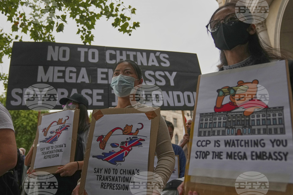 Britain China Protest