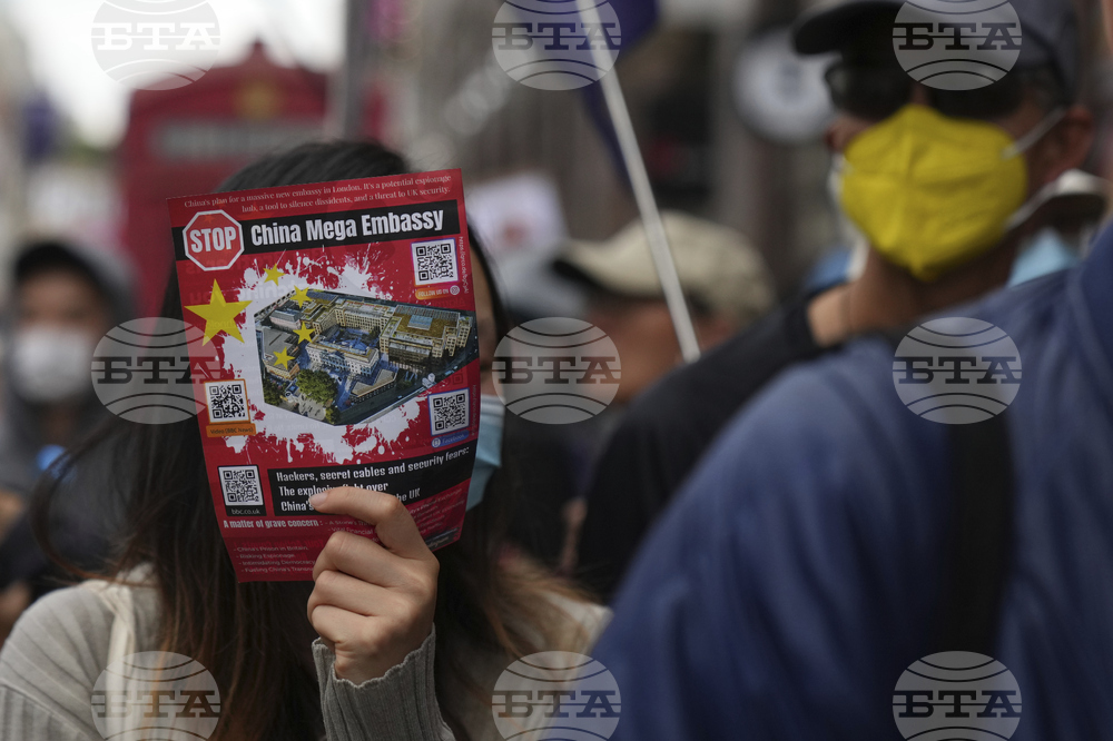 Britain China Protest