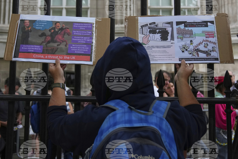 Britain China Protest