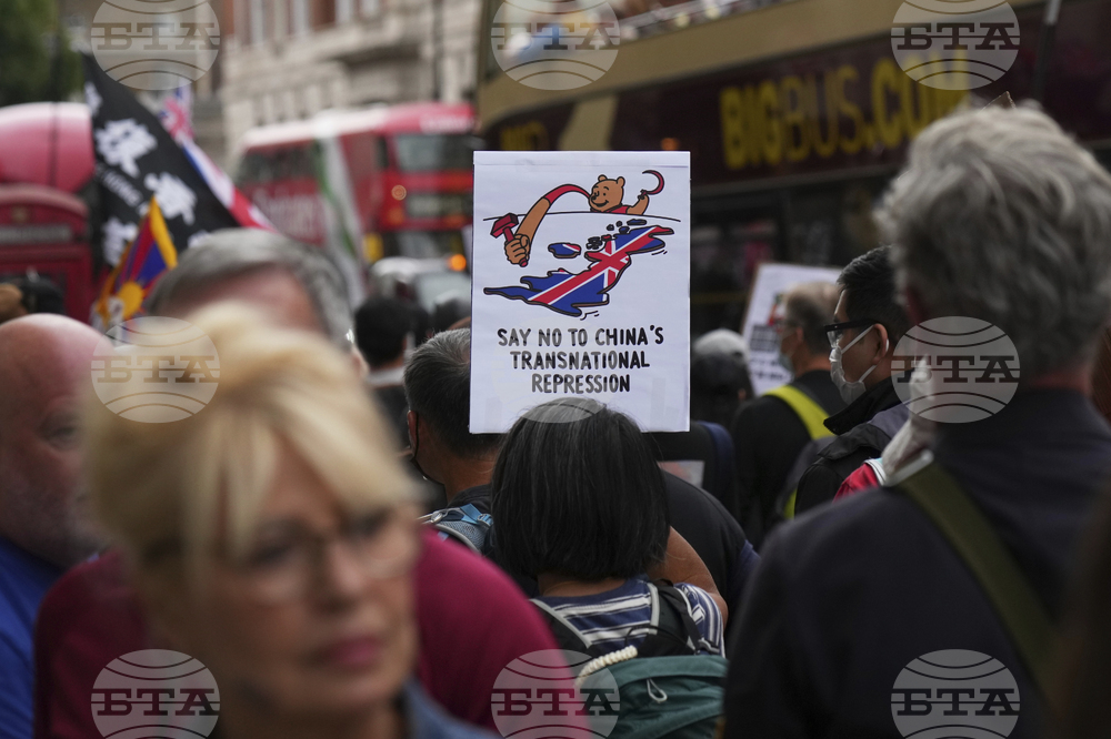 Britain China Protest