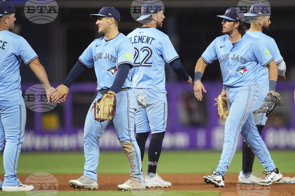 Blue Jays Marlins Baseball