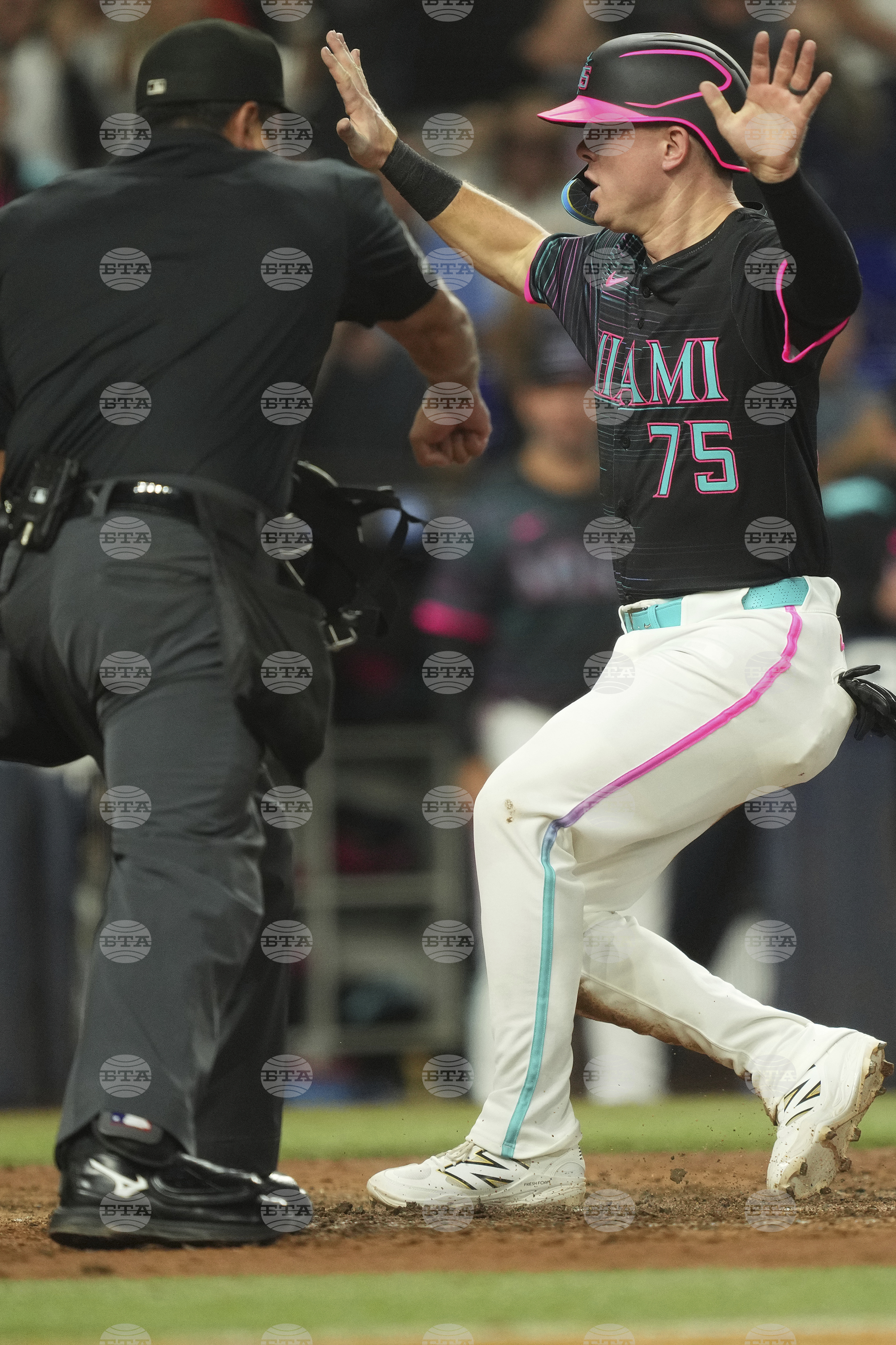 Blue Jays Marlins Baseball