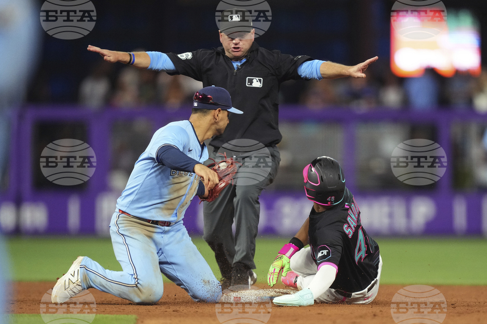 Blue Jays Marlins Baseball
