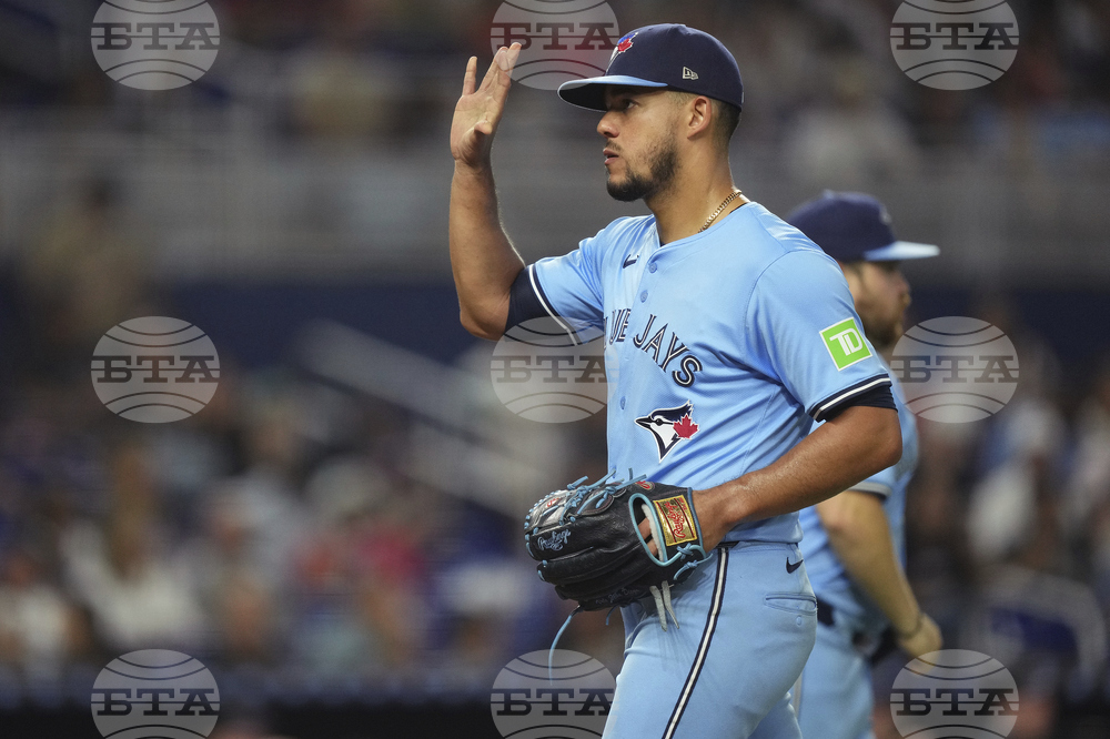 Blue Jays Marlins Baseball