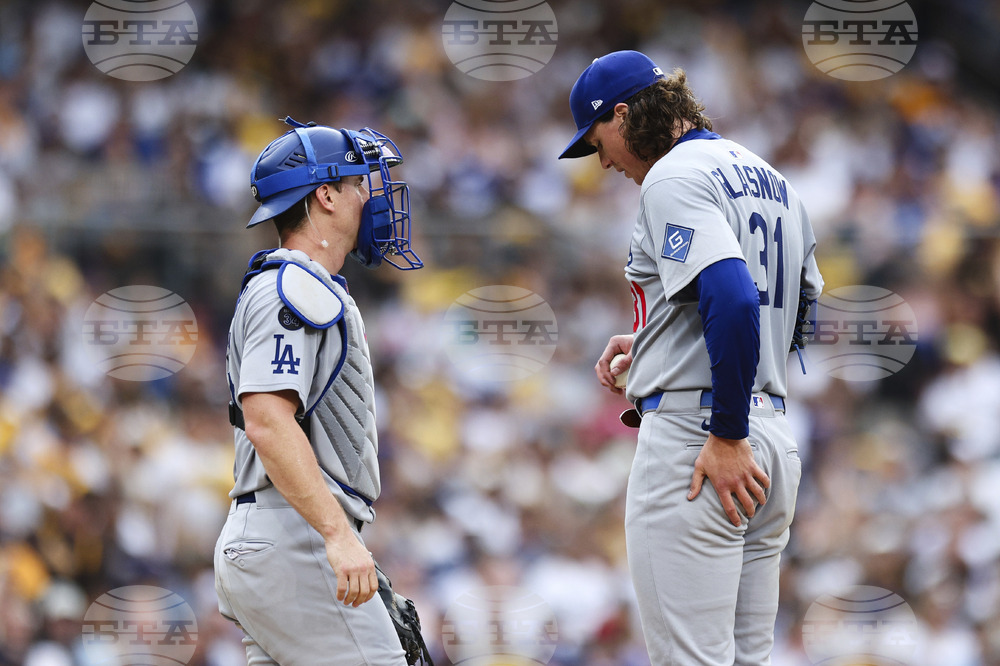 Dodgers Padres Baseball