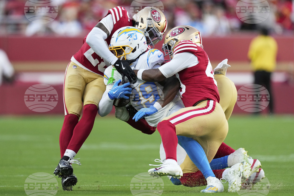 APTOPIX Chargers 49ers Football