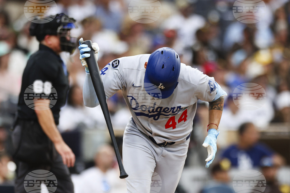 Dodgers Padres Baseball