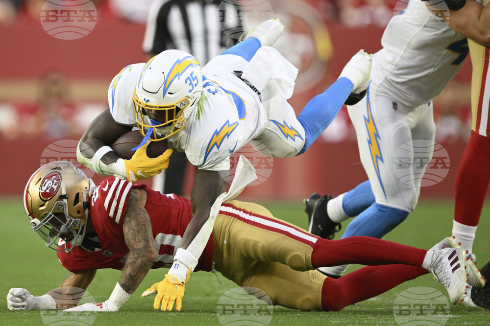 APTOPIX Chargers 49ers Football