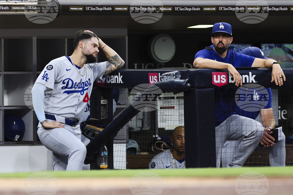 Dodgers Padres Baseball