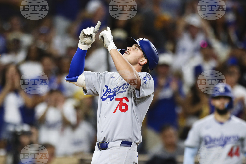 Dodgers Padres Baseball
