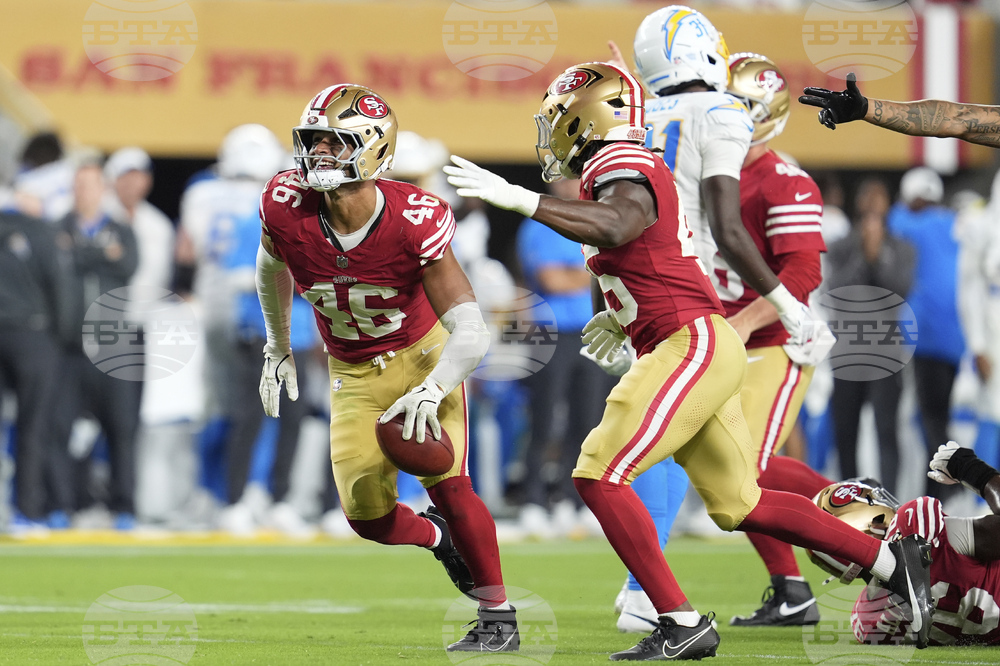 Chargers 49ers Football