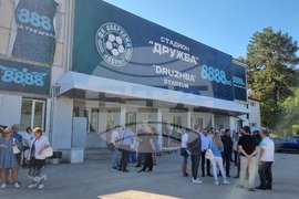Добрич - стадион - първа копка - осветление
