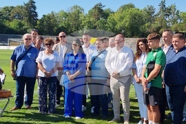 Добрич - стадион - първа копка - осветление