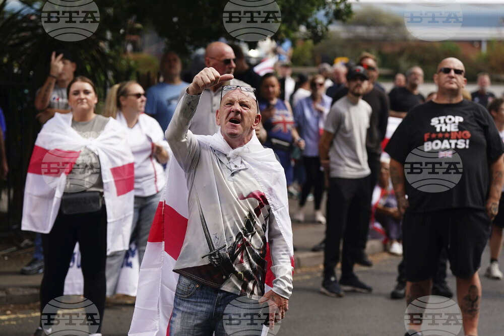 Britain Migrant Protests