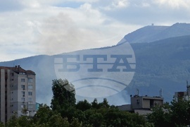 Пожар - квартал "Кръстова вада"