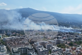 Пожар - квартал "Кръстова вада"