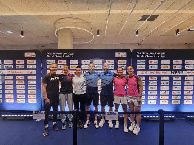 Националите направиха втора тренировка преди Световното първенство по бадминтон в Париж