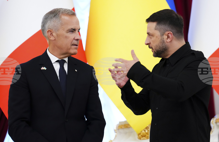 Украинският президент Володимир Зеленски пристигна в канадския град Халифакс за