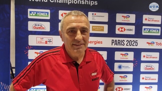 Главният съдия на Световното първенство по бадминтон в Париж Пенчо Стойнов: "Към българската школа в момента се отнасят с уважение"