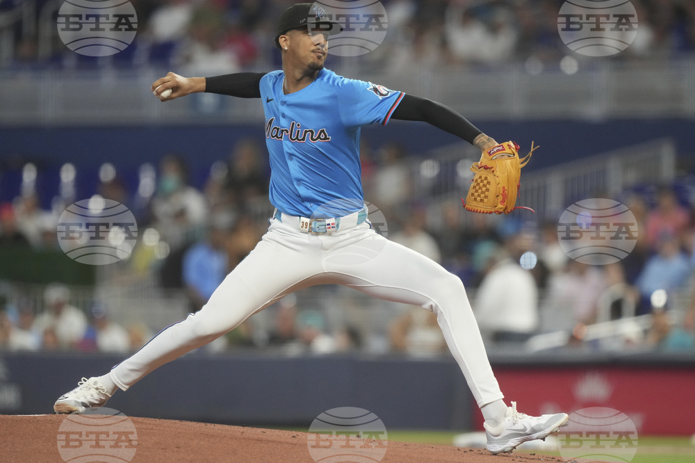 Blue Jays Marlins Baseball