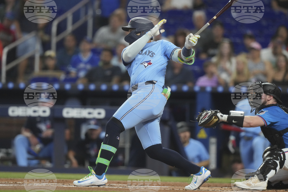 Blue Jays Marlins Baseball