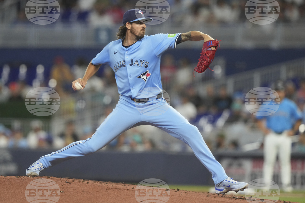 Blue Jays Marlins Baseball