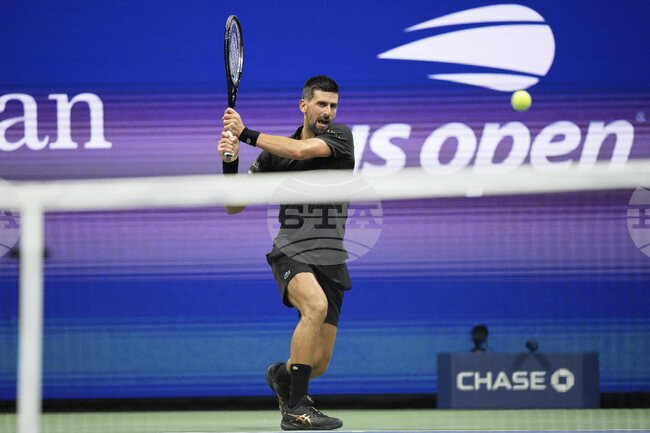 Джокович започна с убедителен успех на Откритото първенство на САЩ по тенис, Медведев отпадна на старта 