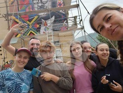 Сърбия - „Новите майстори” - стенопис