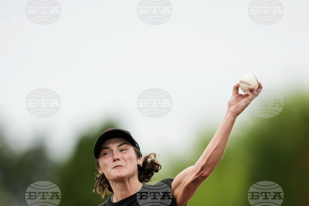 APTOPIX WPBL Tryouts Baseball