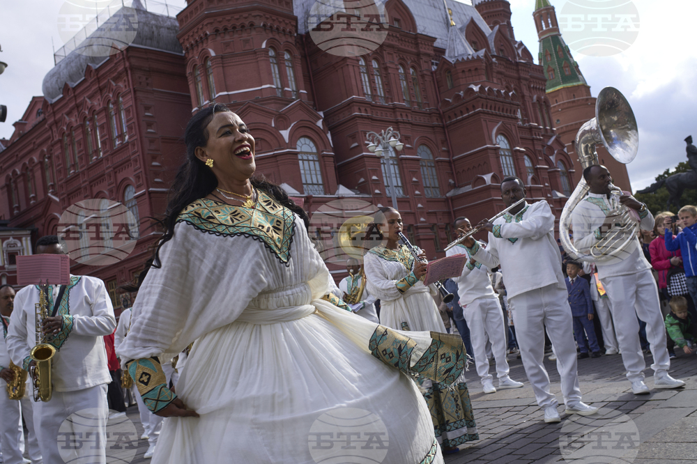 APTOPIX Russia Spasskaya Tower Military Festival