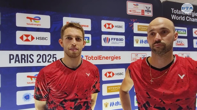 Иван Русев и Илиян Стойнов допуснаха поражение на старта на шампионата на планетата по бадминтон в Париж