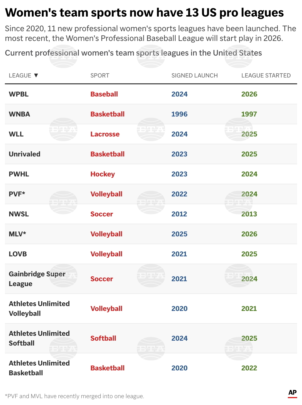 WOMEN TEAM SPORTS LEAGUES